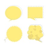 Set of speech bubble balloon think,speak,talk,template,art flat,design,vector,illustration text box banner frame royalty free illustration Set of speech bubble balloon think,speak,talk,template,art flat,design,vector,illustration text box banner frame royalty free illustration