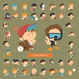 Set of 42 Sport characters