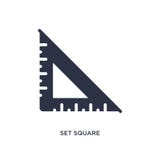 set square icon on white background. Simple element illustration from education concept royalty free illustration set square icon on white background. Simple element illustration from education concept royalty free illustration