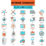 Set of thin line icons cloud data technology services Stock Illustration Set of thin line icons cloud data technology services Stock Illustration