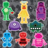 set toy för eps-robot royaltyfri illustrationer set toy för eps-robot royaltyfri illustrationer