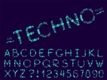Set of vector abstract font and alphabet vector illustration Set of vector abstract font and alphabet vector illustration