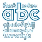 Set of vector retro 70s bold lower case alphabet letters, can be vector illustration Set of vector retro 70s bold lower case alphabet letters, can be vector illustration