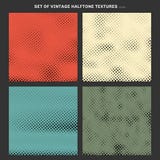 Set of vintage halftone texture effect created from squares background vector illustration Set of vintage halftone texture effect created from squares background vector illustration