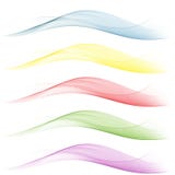 Set of waves.Blue,yellow,red,green background abstract waves vector illustration Set of waves.Blue,yellow,red,green background abstract waves vector illustration