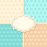 Set of wedding vector seamless patterns royalty free illustration Set of wedding vector seamless patterns royalty free illustration