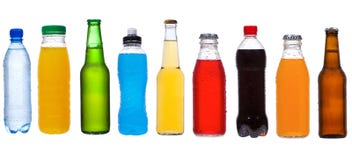Set With Different Bottles Royalty Free Stock Photos Set With Different Bottles Royalty Free Stock Photos
