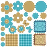 Set With Scrapbook Objects Stock Photo Set With Scrapbook Objects Stock Photo