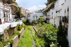 Setenil de las Bodegas - Spanje stock afbeelding Setenil de las Bodegas - Spanje stock afbeelding