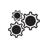 Download Black And White App Logo Settings Background
