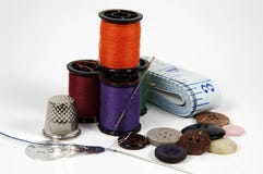 Sewing Items Stock Image