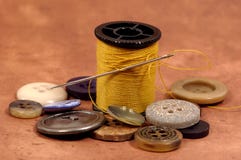 Sewing Items Royalty Free Stock Photography