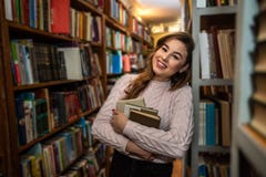 Sexy Girl In Library