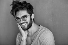 Sexy Man With Beard Laughing Sexy Man With Beard Laughing