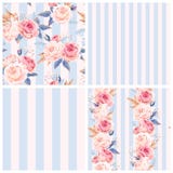 Shabby chic patterns stock illustration Shabby chic patterns stock illustration