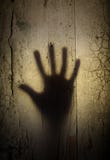 Shadow of horror hand