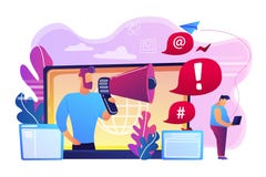 Shaming het concepten vectorillustratie van Internet royalty-vrije illustratie Shaming het concepten vectorillustratie van Internet royalty-vrije illustratie