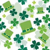 shamrocks ирландской картины шлемов безшовные бесплатная иллюстрация shamrocks ирландской картины шлемов безшовные бесплатная иллюстрация
