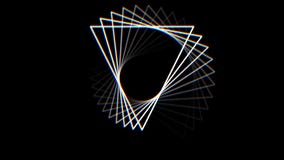 Triangle Shape Frame Rotating Seamless Loop for Logo Animation Background  New Quality Universal Motion Dynamic Animated Stock Footage - Video of  lines, backdrop: 152813392