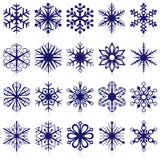 shapes snowflaken stock illustrationer shapes snowflaken stock illustrationer