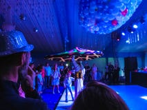 Sharm el Sheikh Egypten - December 31, 2018: Darvish dansare, traditionell egyptisk dans som är bekant som Tanoura fotografering för bildbyråer Sharm el Sheikh Egypten - December 31, 2018: Darvish dansare, traditionell egyptisk dans som är bekant som Tanoura fotografering för bildbyråer