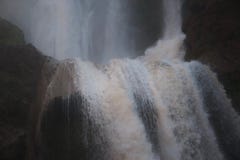 Sharp photo of edge of a foaming waterfall royalty free stock photography Sharp photo of edge of a foaming waterfall royalty free stock photography
