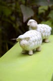 Sheep Doll In Garden Stock Images