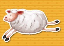 running sheep cartoon running sheep cartoon