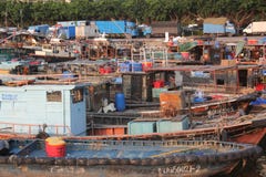 Shekou fiskeport i SHENZHEN KINA AISA Royaltyfri Bild Shekou fiskeport i SHENZHEN KINA AISA Royaltyfri Bild