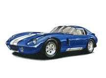 Shelby Daytona Cobra Coupe libre illustration Shelby Daytona Cobra Coupe libre illustration