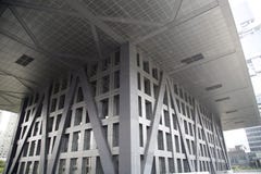 Nice Shenzhen Stock Exchange building in China stock image Nice Shenzhen Stock Exchange building in China stock image