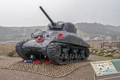 Sherman tank royalty free stock photo Sherman tank royalty free stock photo