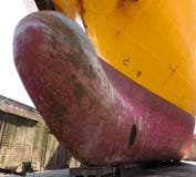 Ship In A Drydock Stock Images