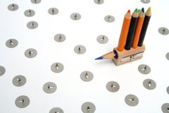 Ship In The Form Of A Unusual Sharpener With Small Color Pencils Royalty Free Stock Photo Ship In The Form Of A Unusual Sharpener With Small Color Pencils Royalty Free Stock Photo