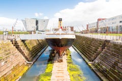The Ship, The Nomadic, Cherbourg stock photos The Ship, The Nomadic, Cherbourg stock photos