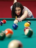 Shooting pool Stock Photo Shooting pool Stock Photo