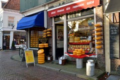 Shop des holländischen Käses stockfotografie Shop des holländischen Käses stockfotografie