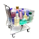 Shopping For Beauty Products Royalty Free Stock Images Shopping For Beauty Products Royalty Free Stock Images