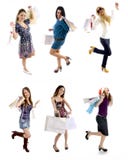 Shopping Girls Royalty Free Stock Photography