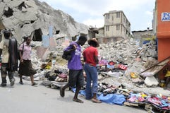 Shopping In Haiti. Royalty Free Stock Images Shopping In Haiti. Royalty Free Stock Images