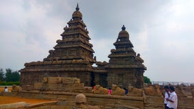Shore temple at Mahabalipuram stock images Shore temple at Mahabalipuram stock images