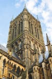 A shot of Lincoln Cathedrals tower stock image A shot of Lincoln Cathedrals tower stock image