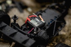 Wet RC Car royalty free stock images Wet RC Car royalty free stock images