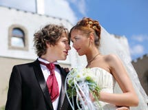 Shot Young Couples Entering Into Marriage Royalty Free Stock Image