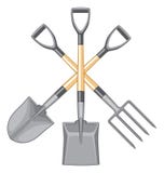 Shovel Spade and Forked Spade
