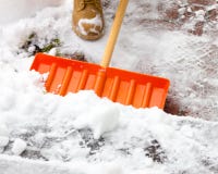 Shoveling snow stock photography Shoveling snow stock photography