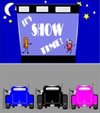 Show Time At Drive In Royalty Free Stock Photo