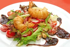 Shrimp Salad Stock Images