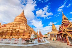 Shwe Zi Gon Paya w Myanmar obrazy royalty free Shwe Zi Gon Paya w Myanmar obrazy royalty free