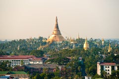 Shwedagon Paya, Yangoon, Myanmar. Images stock Shwedagon Paya, Yangoon, Myanmar. Images stock